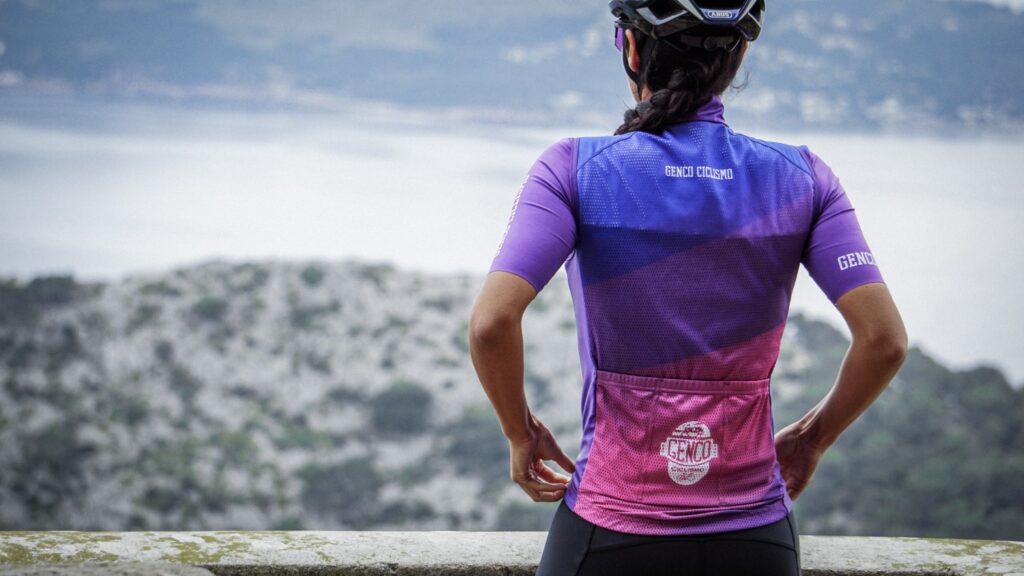 GenCo Ciclismo Cycling Purple Haze Womens Gillet